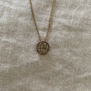 Gorjana pave gold-tone necklace